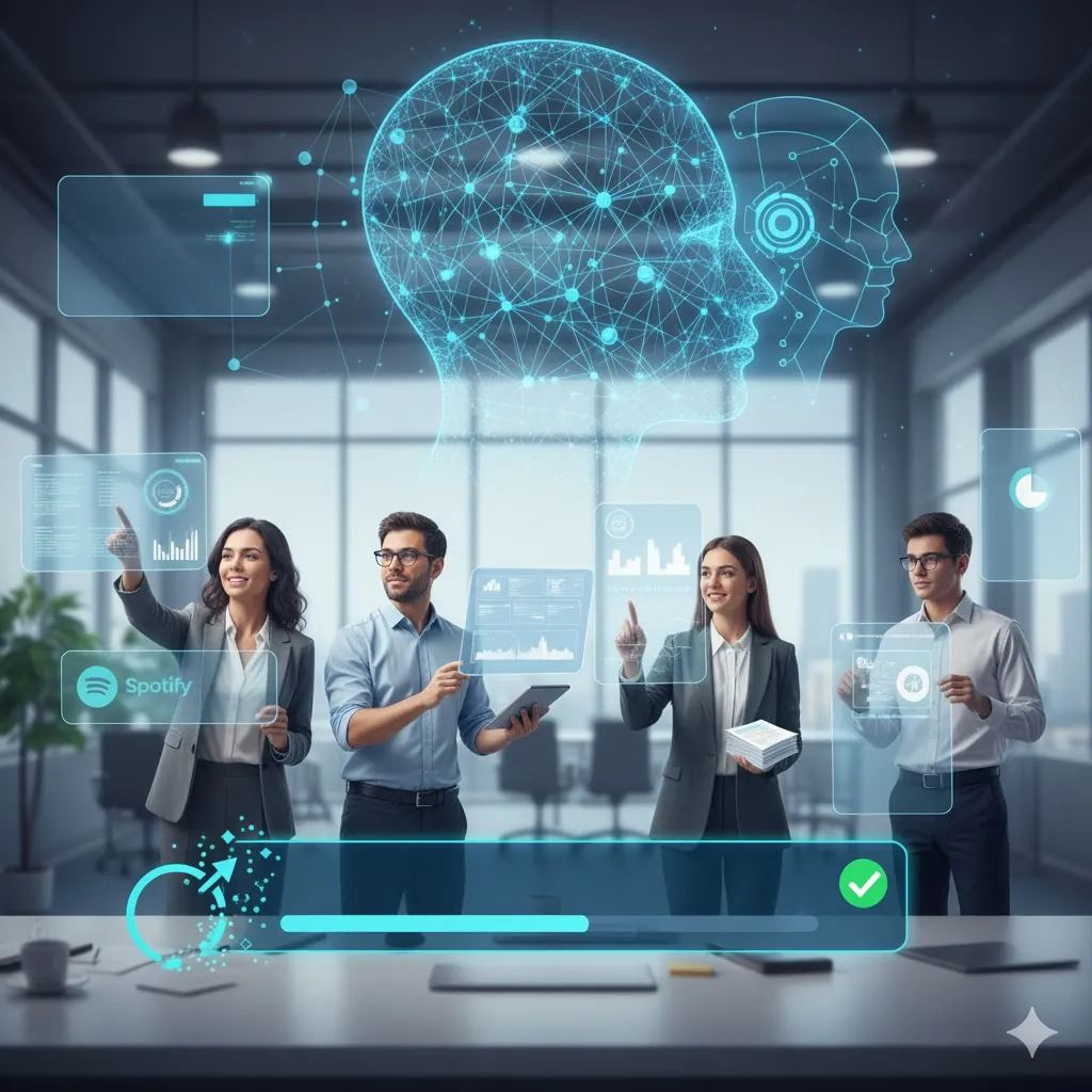 Equipo que se forma en IA para adaptarse a los cambios de su trabajo