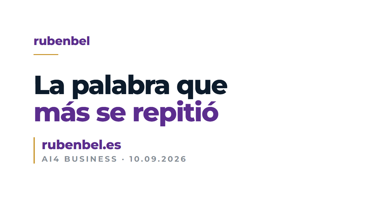 Lo que aprendí en una sala llena de empresarios con IA