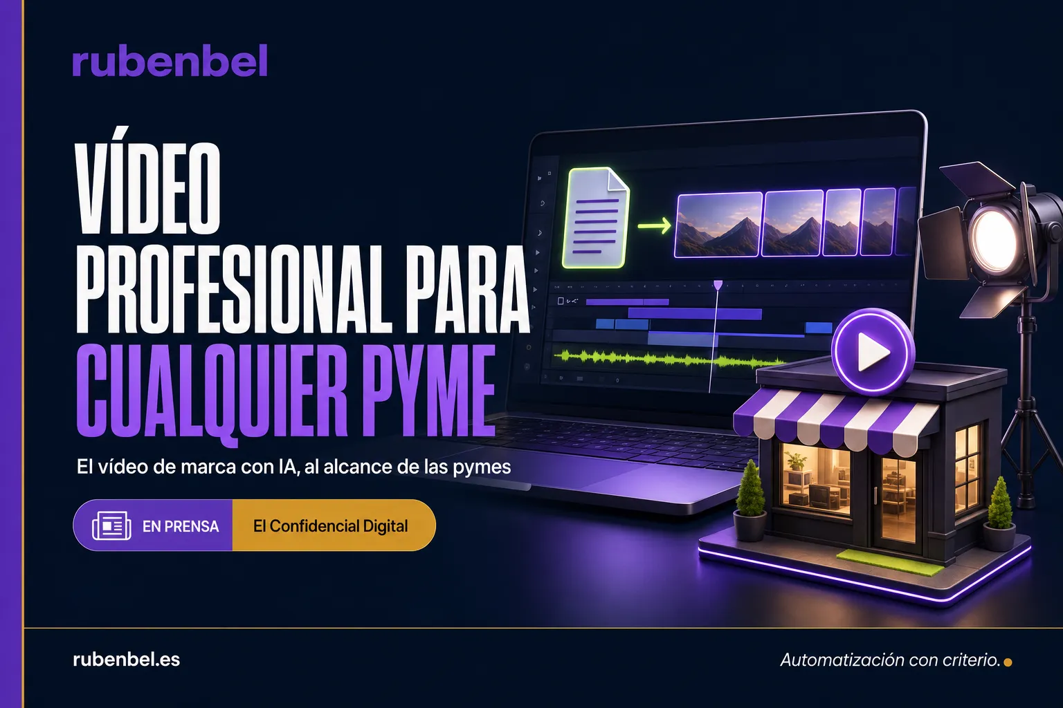 El Confidencial Digital: el vídeo de marca con IA al alcance de cualquier pyme