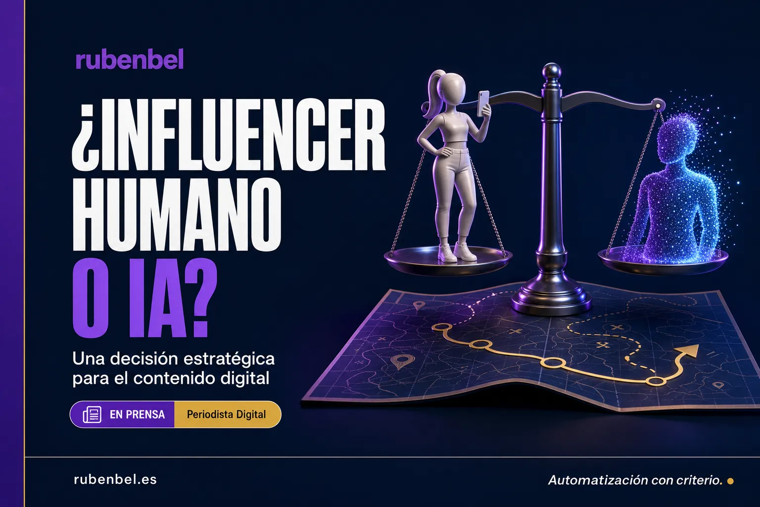 Periodista Digital: influencers humanos o IA, una decisión de estrategia