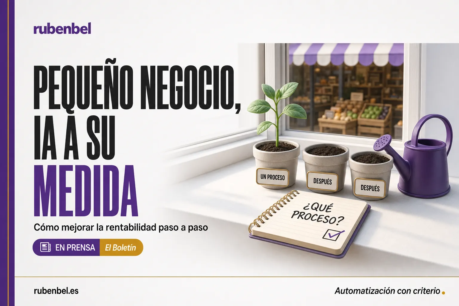 El Boletín: IA para negocios pequeños, implantada paso a paso