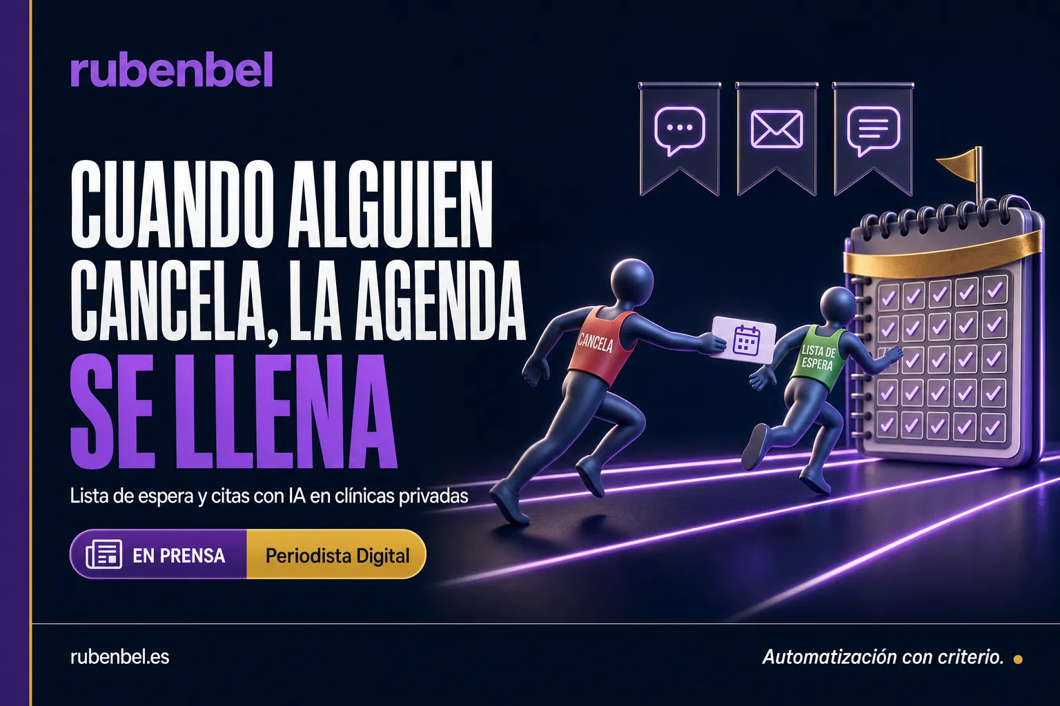 Periodista Digital: ausencias en clínicas cubiertas con lista de espera y citas con IA