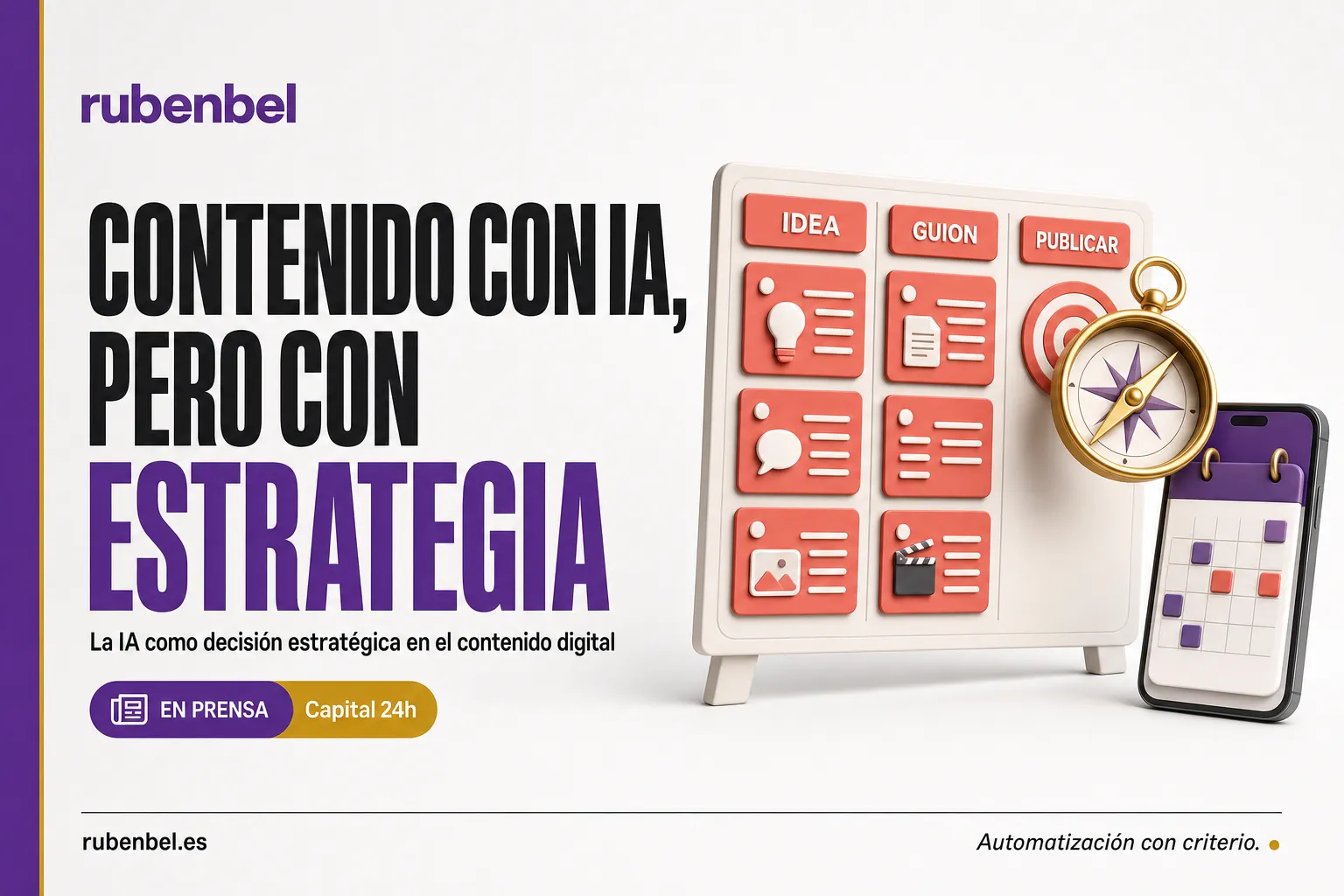 Capital 24h: contenido digital con IA guiado por una estrategia